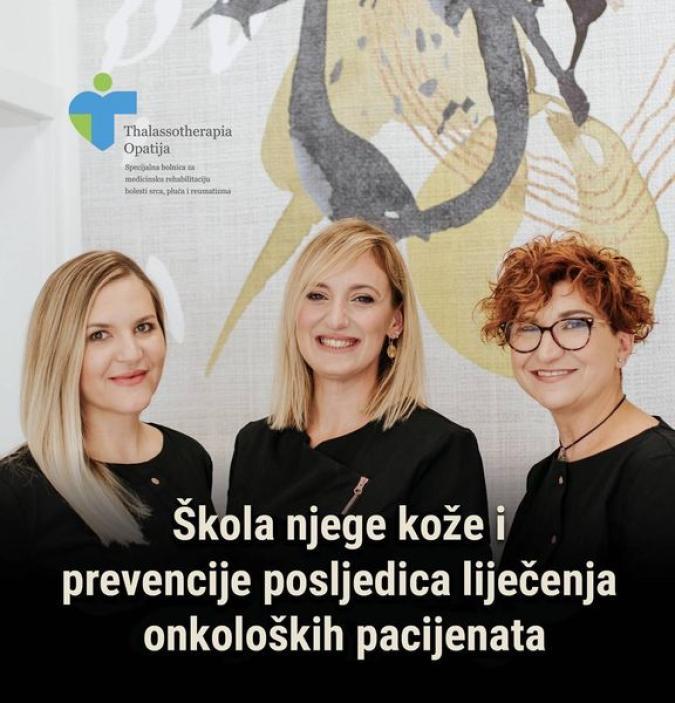 Škola njege kože i prevencije posljedica liječenja onkoloških pacijenata