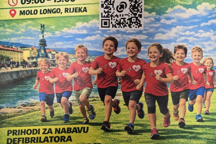 „Trči i hodaj za jako srce“  28. 03. 2026. u 10h na  Molo Longu