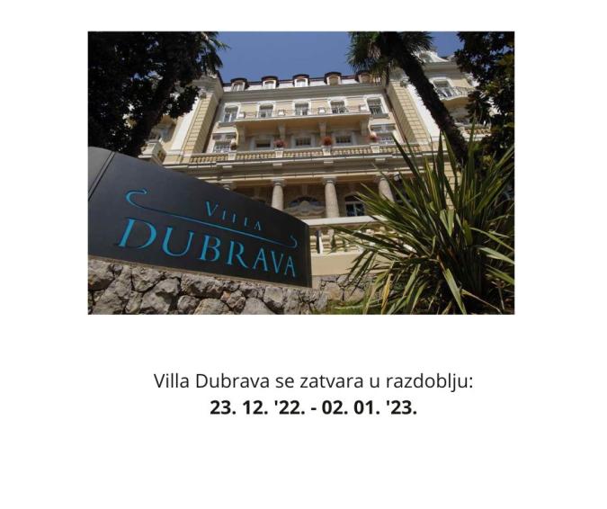 Villa Dubrava -  Novosti