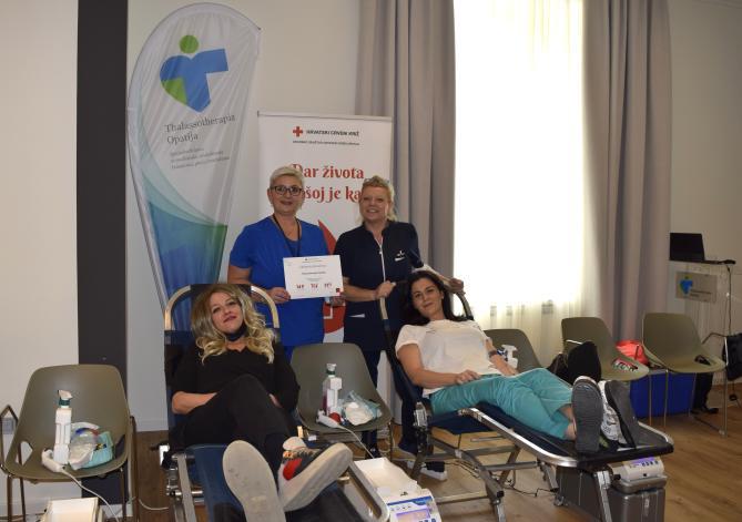 U Thalassotherapiji Opatija organizirano dobrovoljno darivanje krvi