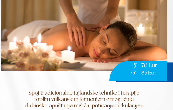 Tajlandska kombinirana masaža - novo
