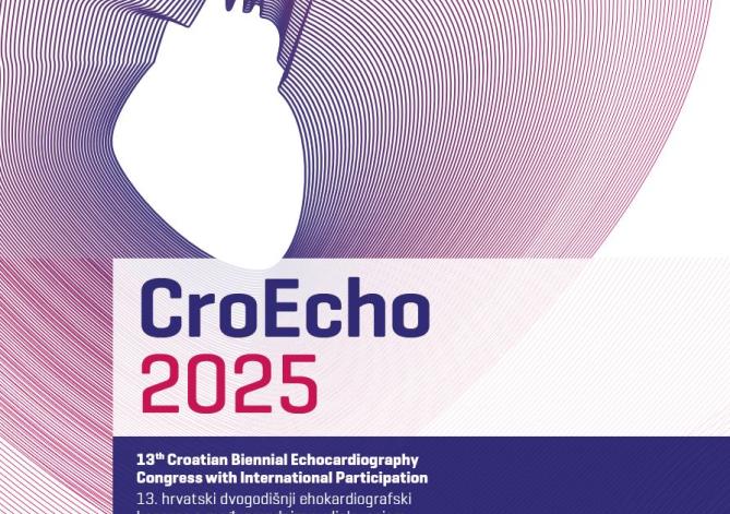 CroEcho 2025, 13. hrvatski dvogodišnji ehokardiografski kongres s međunarodnim sudjelovanjem