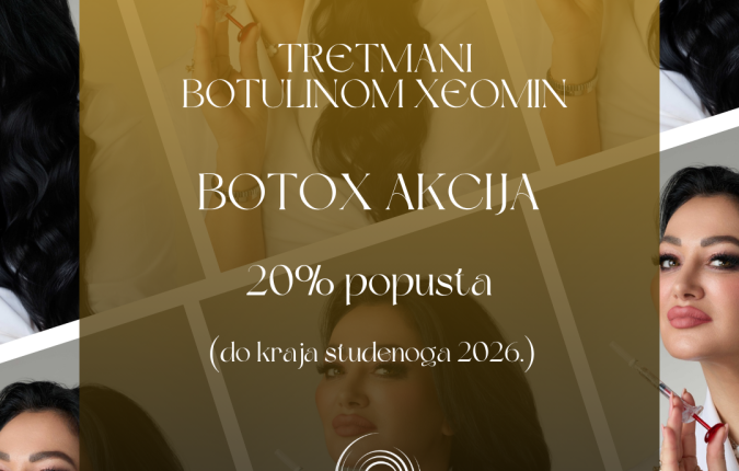 AKCIJA  – 20 % popusta na tretmane botulinom