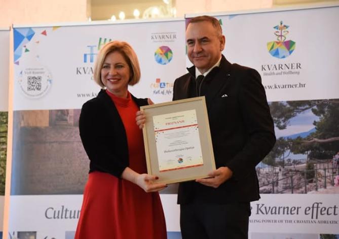 Priznanje za doprinos razvitku zdravstvenog turizma