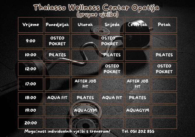 Termini grupne vježbe 2026.