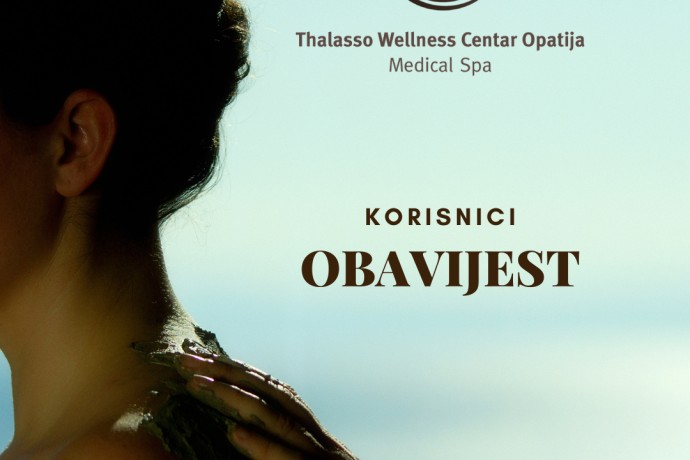 OBAVIJEST ZA KORISNIKE