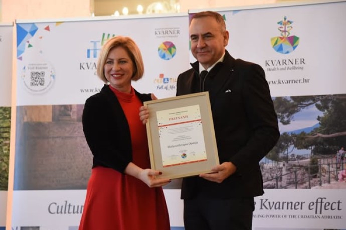 Priznanje za doprinos razvitku zdravstvenog turizma