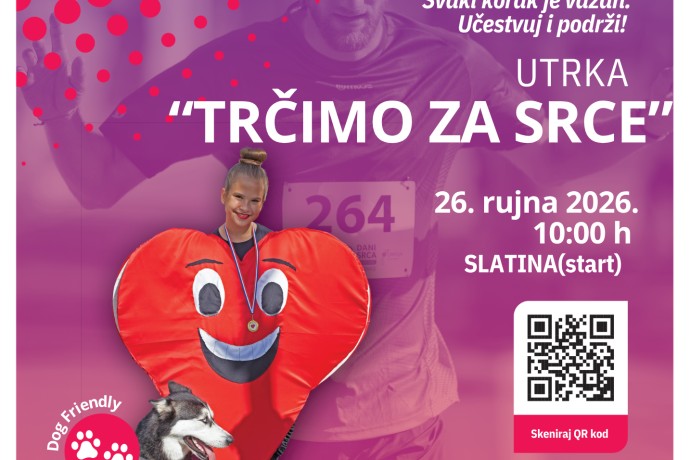 Prijave za utrku „Trčimo za srce“ u sklopu manifestacije Dani srca 2026.