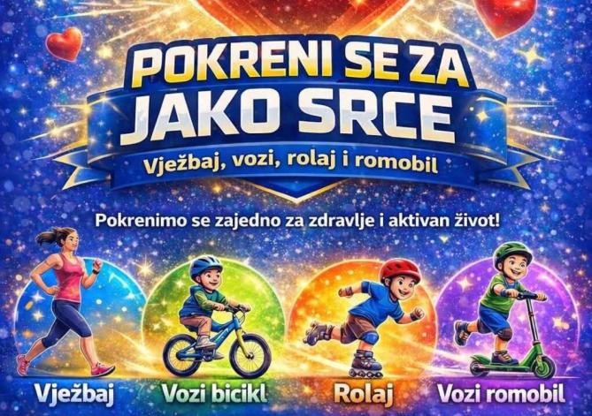 „Pokreni se i reagiraj na vrijeme – za Jako srce (9. i 16. svibnja 2026.)”