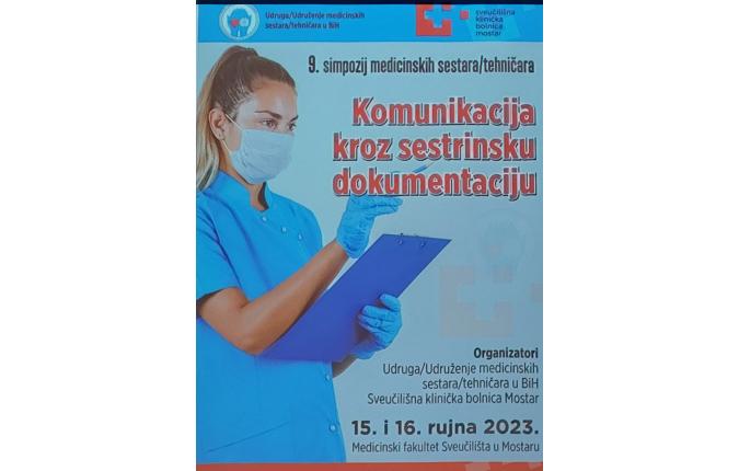9. simpozij medicinskih sestara s međunarodnim sudjelovanjem u Mostaru (15. – 16. rujna 2023)