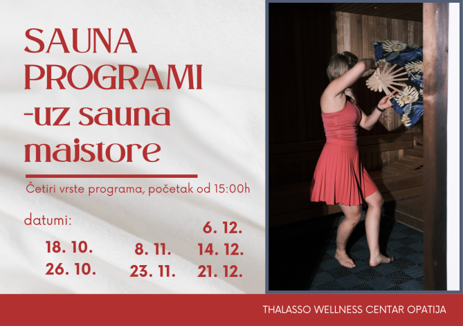 Sauna majstori u Thalasso Wellnessu termini