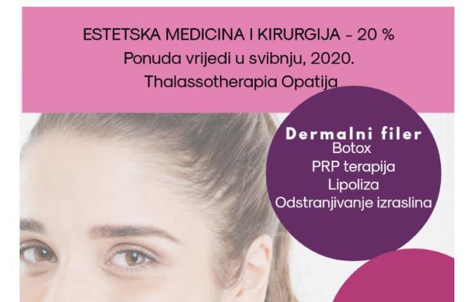 POSEBNA PONUDA ESTETSKE KIRURGIJE -20%