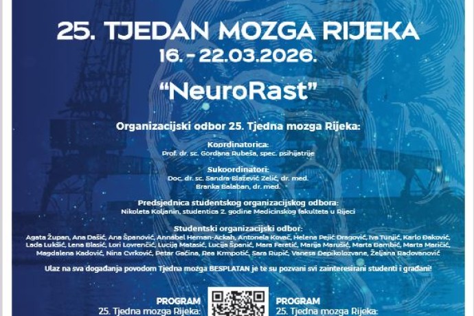 25. tjedan mozga, "Kad krene migrena" 17. ožujka